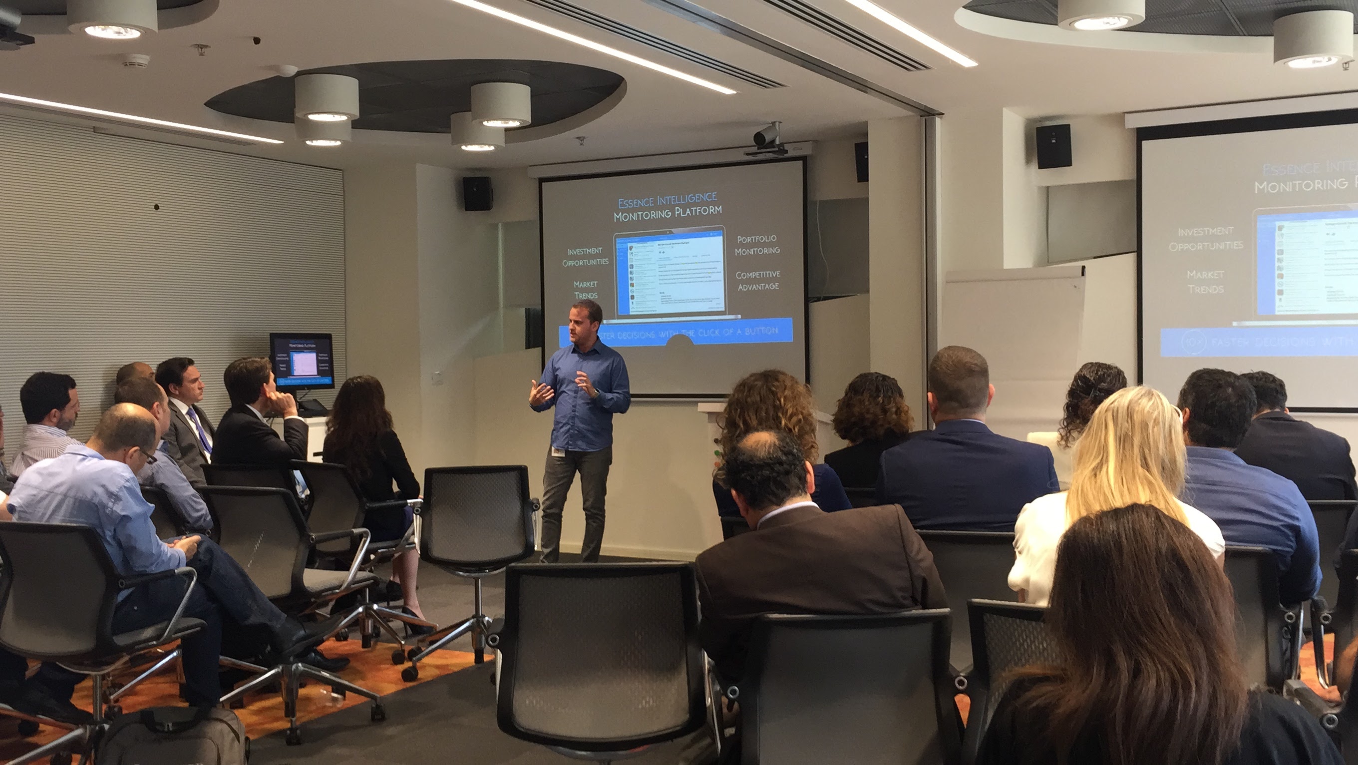 Presenting at a fintech monitoring platform conference