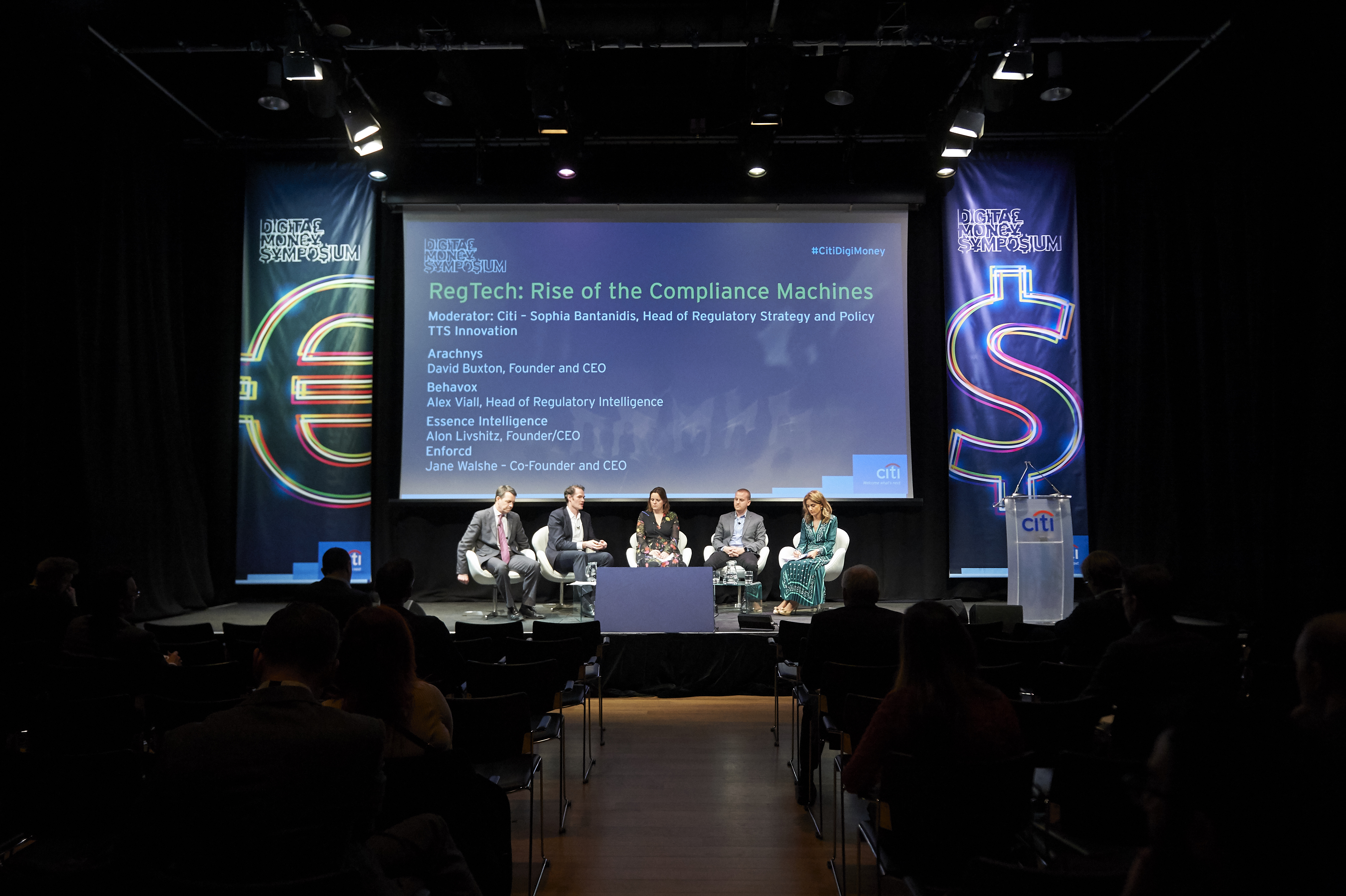 Speaking on a RegTech panel about compliance machines